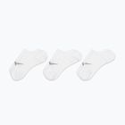 Women's socks Nike Everyday Plus Lightweight Footie 3 pairs white/wolf-grey