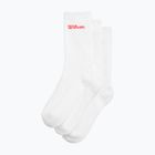 Socks Wilson Crew Logo 3 pairs bright white