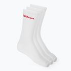 Socks Wilson Crew Logo 3 pairs bright white
