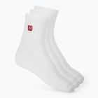 Socks Wilson Quarter Top 3 pairs bright white