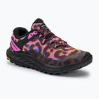 Women's running shoes Merrell Antora 3 Leopard pink and black J067554