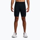Men's Saucony Fortify Lined Half black running shorts