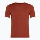 Men's Saucony Stopwatch paprika heather running shirt