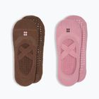 Women's socks Sweaty Betty Ballet Gripper 2 pary decopink chestnutbrown