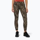 Women's training leggings Sweaty Betty Power Piping Workout 7/8 brown ink leopard print