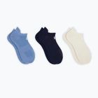 Women's socks Sweaty Betty Lightweight Trainer 3 pary fadedblue frenchnavy crea