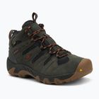Men's trekking boots KEEN Headout Mid Waterproof black olive/fossil orange