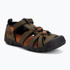 Junior's sandals KEEN Seacamp II CNX dark olive/gold flame