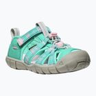 KEEN Seacamp II CNX children's sandals aqua/giggle pink
