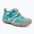 KEEN Seacamp II CNX children's sandals aqua/giggle pink