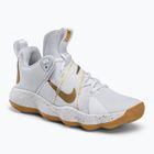 Nike React Hyperset SE volleyball shoes white and gold DJ4473-170