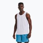 Men's Under Armour Streaker Singlet running tank top white 1361468-100