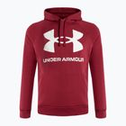 Men's Under Armour Rival Fleece Big Logo HD hoodie red and white 1357093