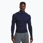 Men's Under Armour Heat Gear Armour Comp Mock midnight navy/white training longsleeve