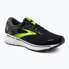 Brooks Ghost 14 men's running shoes black-green 1103691D047