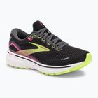 Brooks Ghost 15 women's running shoes black/ebony/sharp green