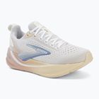 Women's running shoes Brooks Ghost Max 4 white/rose/rutabaga