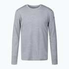Men's thermal base layer sweatshirt Smartwool Merino 250 Baselayer Crew Boxed light gray heather