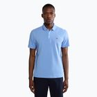 Men's Napapijri Ealis blue flower polo shirt