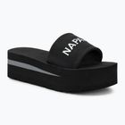 Napapijri women's slides NP0A4I8N black