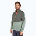 Men's Icebreaker Merino 400 RealFleece Descender LS Zip galaxy/ moss/ cb sweatshirt