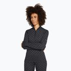 Women's thermal base layer icebreaker Merino 260 Vertex LS HZ On-Piste black/ snow/j