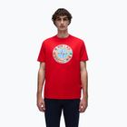 Men's Napapijri S-Dorees red goji t-shirt