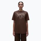 Napapijri women's S-Rhin brown hickory t-shirt