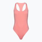 Women's Hurley O&O Solid Racerback Moderate One Piece swimsuit pacific pink