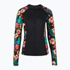 Hurley women's swimming longsleeve Fiji Fantasy Zip Front Rashguard black