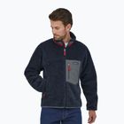 Men's fleece sweatshirt Patagonia Classic Retro-X new navy w/wax red