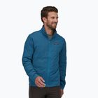 Men's Patagonia Thermal Airshed wavy blue hybrid jacket