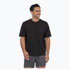 Men's Patagonia Boardshort Logo Pocket Responsibili ink black T-shirt