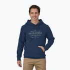 Men's Patagonia Forge Mark Uprisal Hoody lagom blue sweatshirt