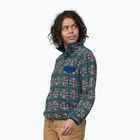 Women's fleece sweatshirt Patagonia LW Synch Snap-T P/O snow beam/pale periwinkle