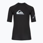 Quiksilver All Time vallarta black children's swim shirt