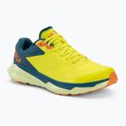 HOKA men's running shoes Zinal evening primrose/blue coral