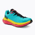 HOKA Tecton X men's running shoes scuba blue/diva pink