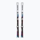 Salomon Addikt + Z12 GW downhill skis white/black/pastel neon blue