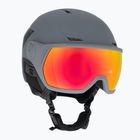 Salomon Pioneer LT Visor S2 ebony/red ski helmet