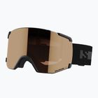 Salomon S/View Access ski goggles black/flash tonic orange