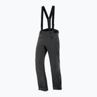 Men's Salomon Edge deep black ski trousers