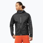 Men's Salomon Bonatti Waterproof deep black running jacket