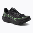 Salomon Thundercross GTX men's running shoes black/green gecko/black