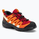 Salomon Xa Pro V8 CSWP red/black/opeppe children's trekking shoes