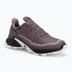 Women's running shoes Salomon Alphacross 5 GTX moonscape/black/white