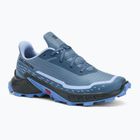 Women's running shoes Salomon Alphacross 5 bering sea/carbon/blue heron
