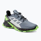 Salomon Supercross 4 men's running shoes flint stone/black/green gecko