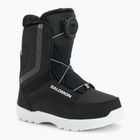 Children's snowboard boots Salomon Whipstar Boa Jr black/black/white