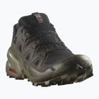 Men's running shoes Salomon Speedcross 6 GTX black/peat/deep lichen green